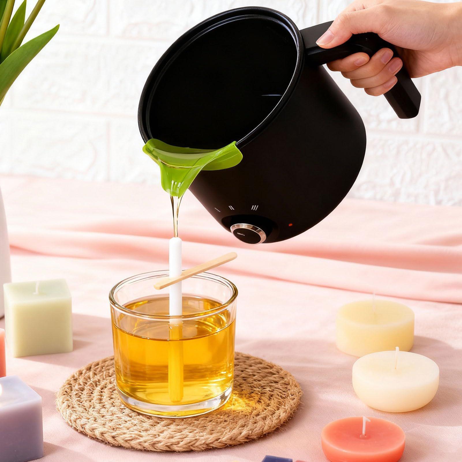 หม้อหลอมเทียน 1.5 ลิตร ขนาดใหญ - Candle Making Wax บทวิจารณ์และราคา