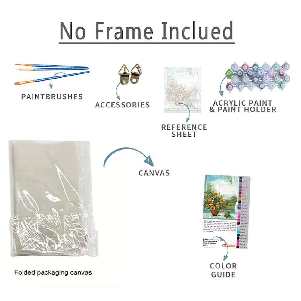 PhotoCustom ภาพวาดสีน้ํามันโดย - Art Craft Gifts For Adults บทวิจารณ์และราคา