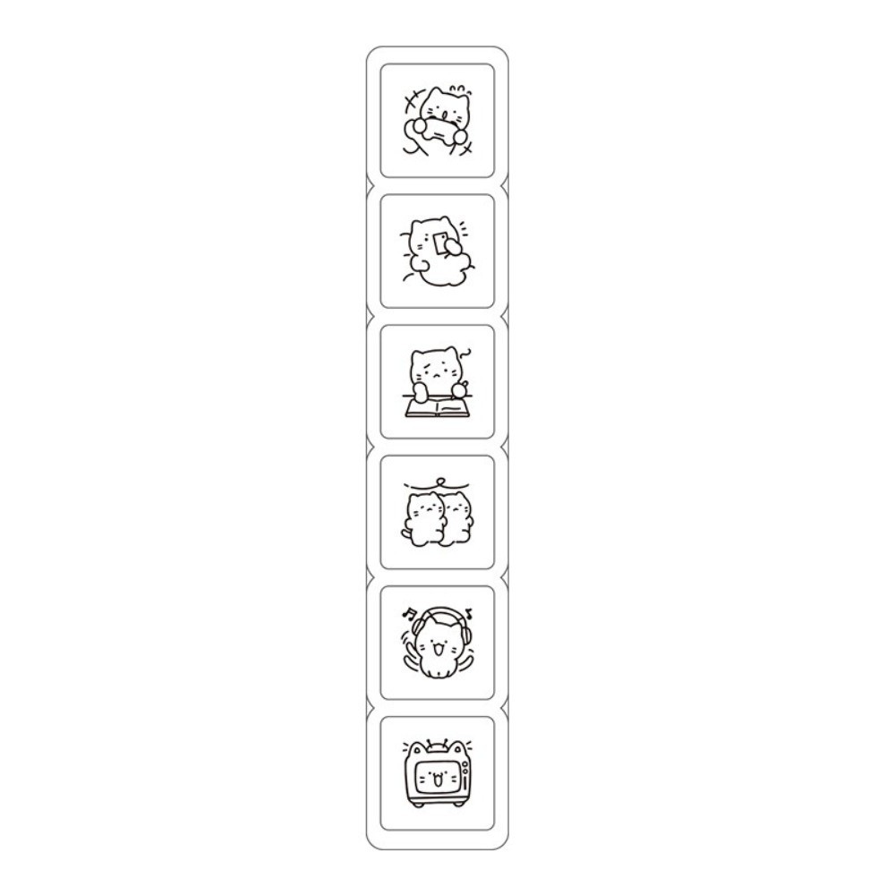 6 ชิ้น แสตมป์ลายแมวน่ารัก ด้าม - Art Craft Board บทวิจารณ์และราคา