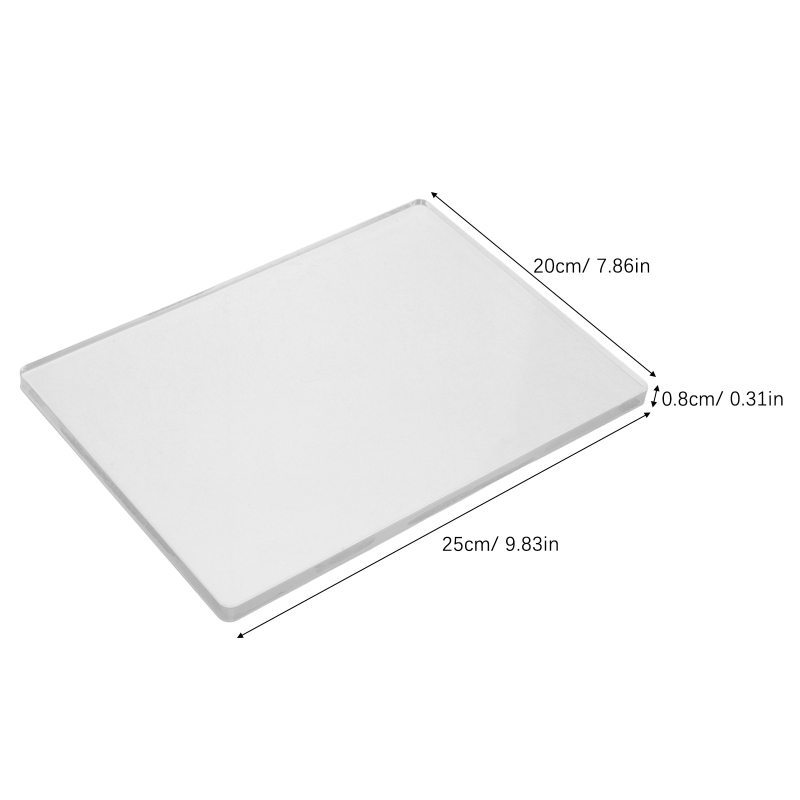 แผ่นเจลใสขนาด 20x25 ซม. สำหรับ - Art Craft Board บทวิจารณ์และราคา