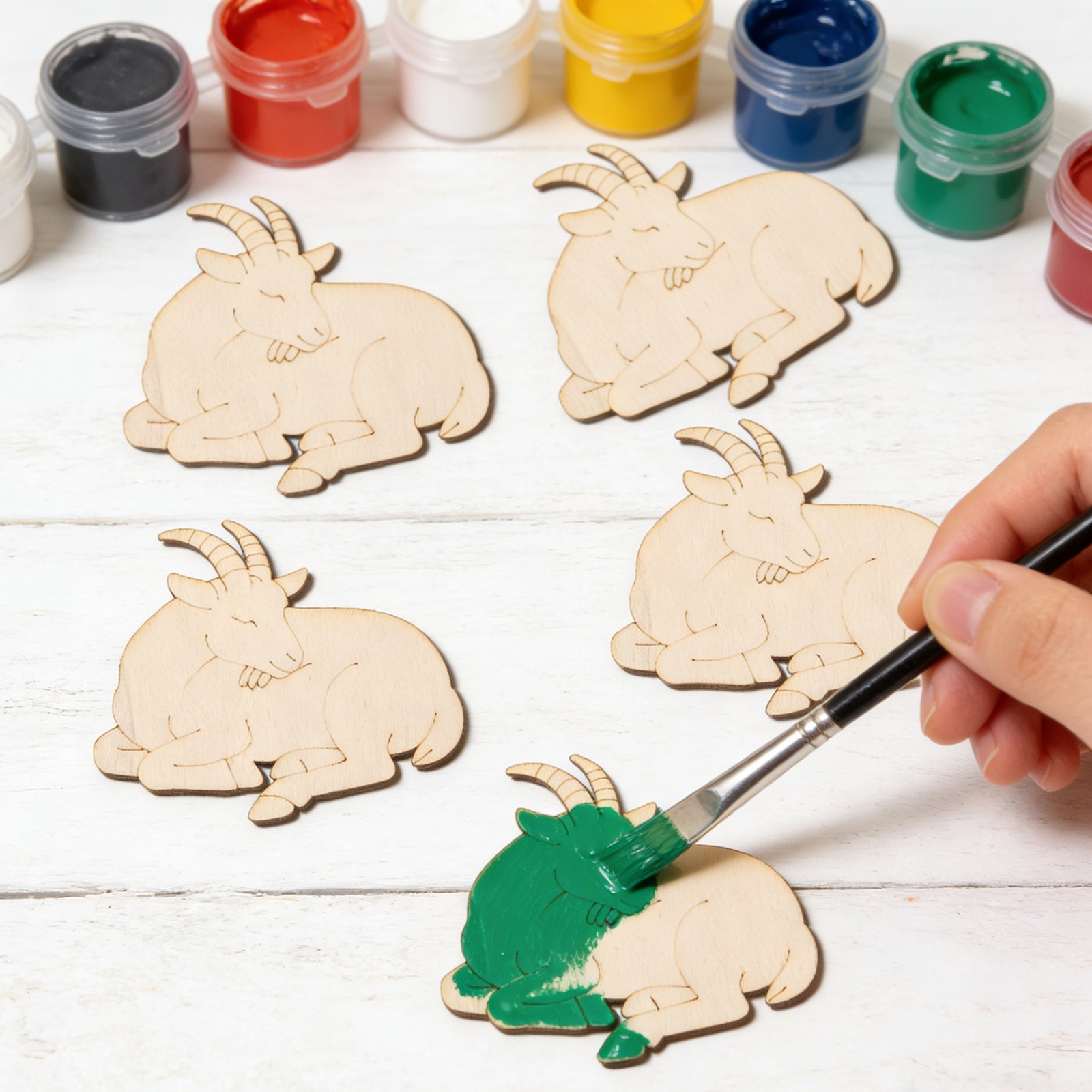 ชุดงานฝีมือไม้แกะสลักรูปแกะ 10 - Art Craft Us บทวิจารณ์และราคา