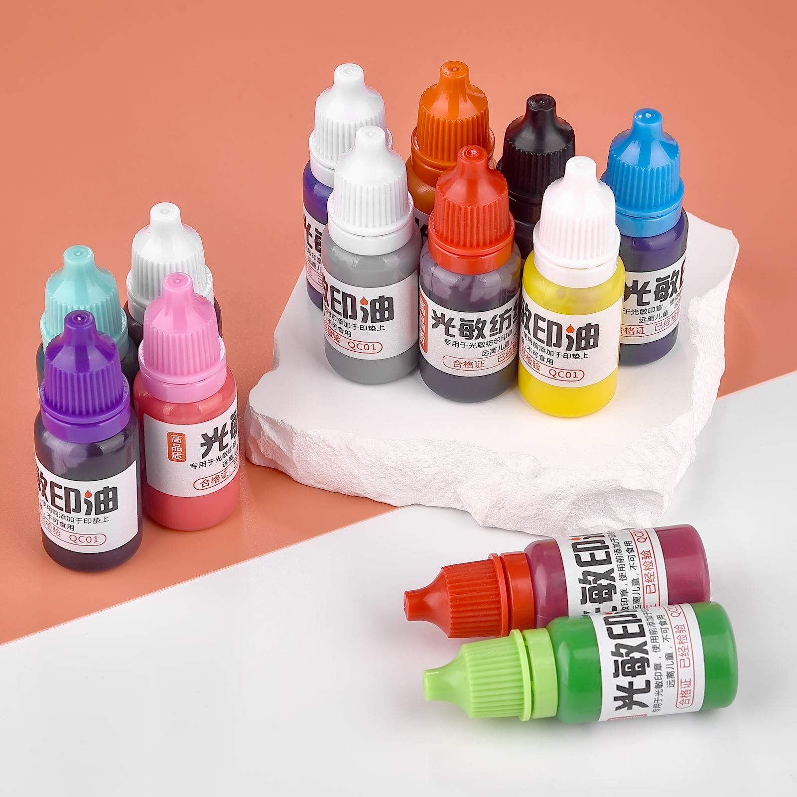 10ml หมึกเติม 13 สียางแสตมป์น้ - Rubber Stamp Blank บทวิจารณ์และราคา