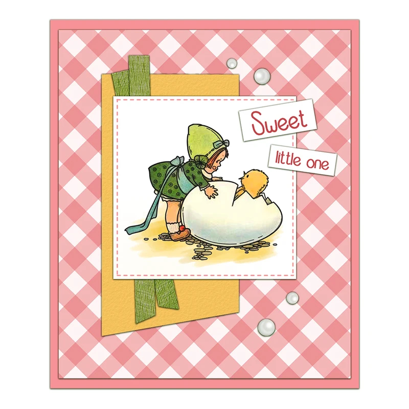 แม่พิมพ์ตัดรูปเด็กน่ารักและลูก - Rubber Stamp Blank บทวิจารณ์และราคา