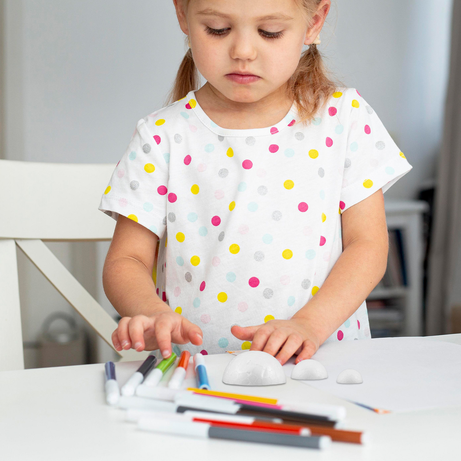 โฟมครึ่งทรงกลมสีขาวสำหรับงานฝี - Art Craft For Preschoolers บทวิจารณ์และราคา