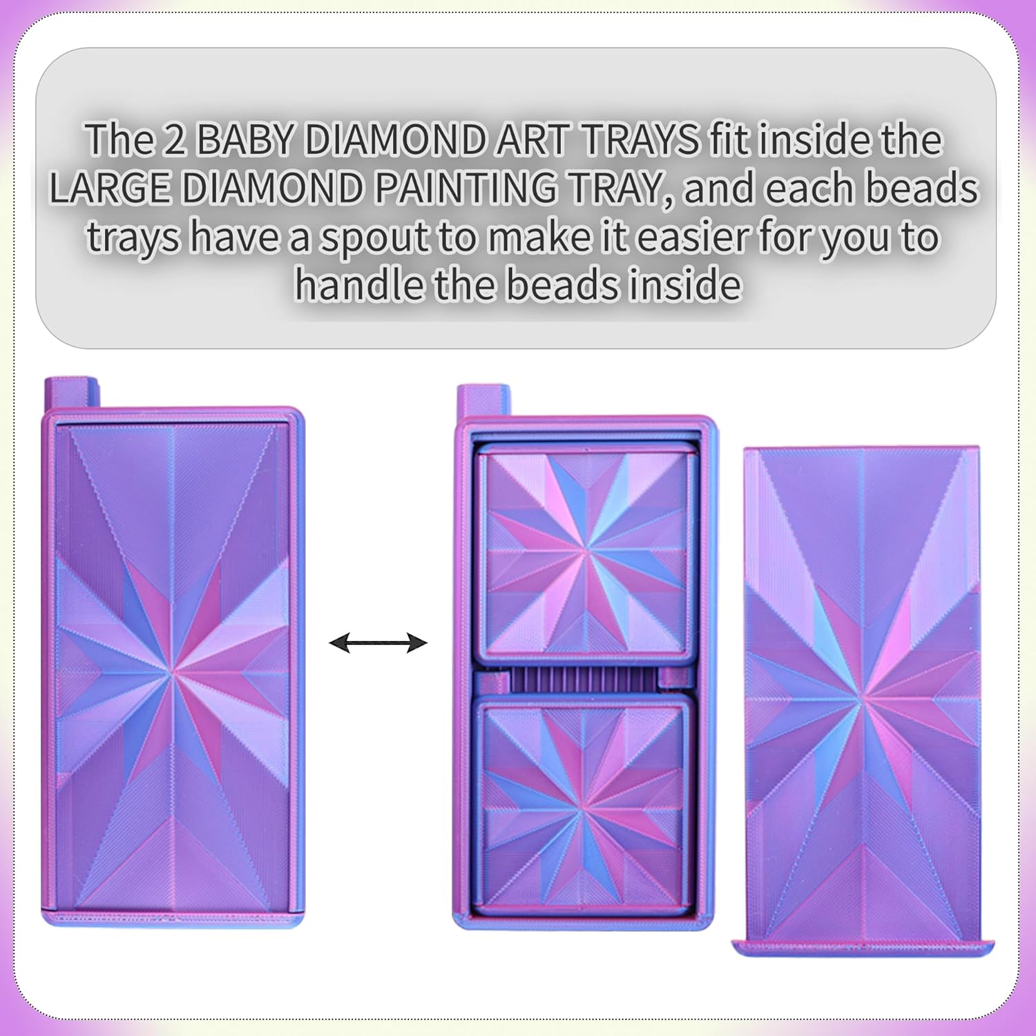 ถาดใส่เพชร 3 in 1 พร้อมฝาปิด,  - Art Craft Board บทวิจารณ์และราคา