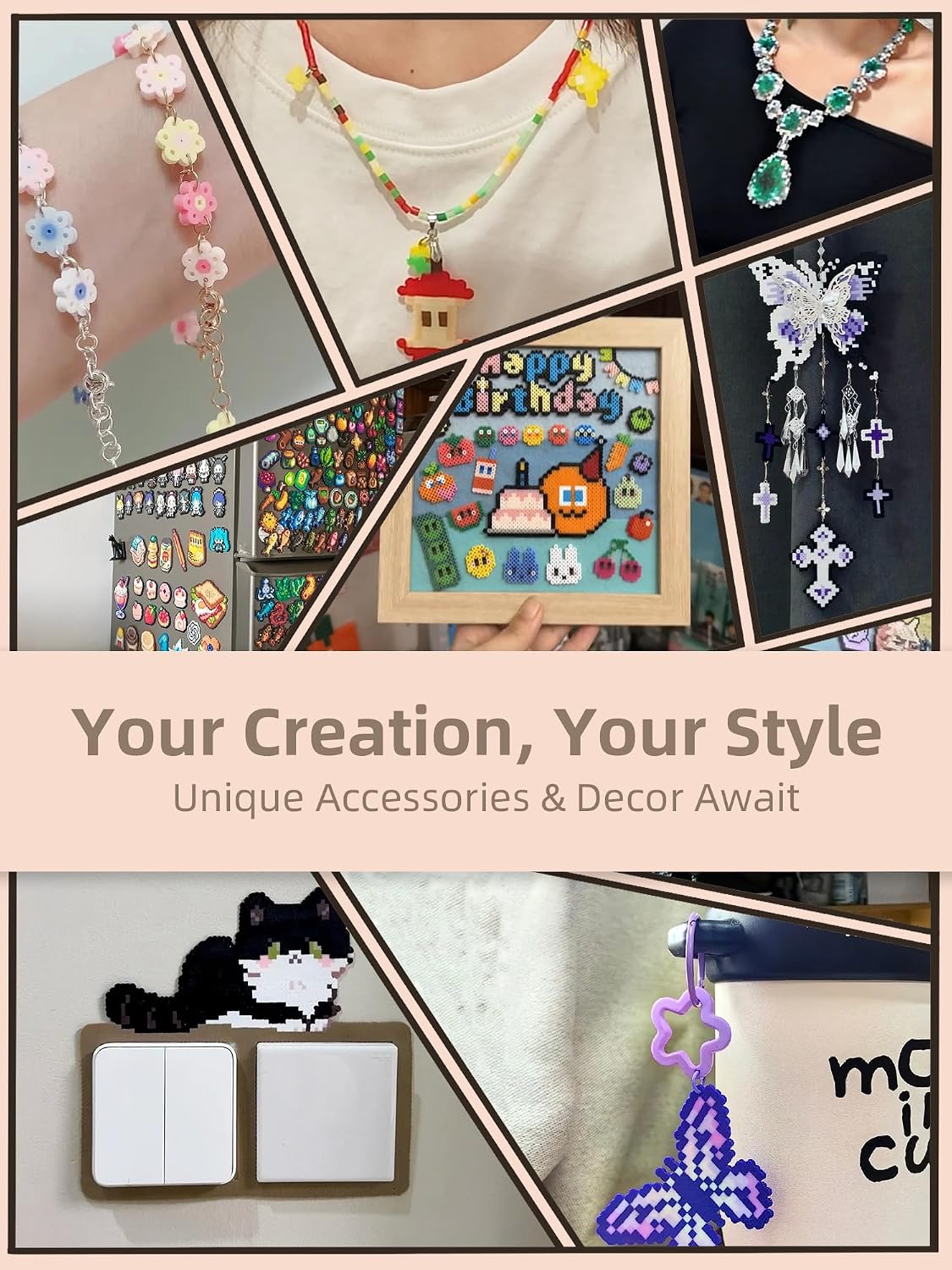 ชุดลูกปัดฟิวส์-ง่ายต่อการใช้งา - Art Craft Us บทวิจารณ์และราคา